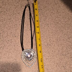 Silver Heart Pendant Necklace